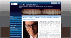 Desktop Screenshot of faccette-dentali-estetiche.com